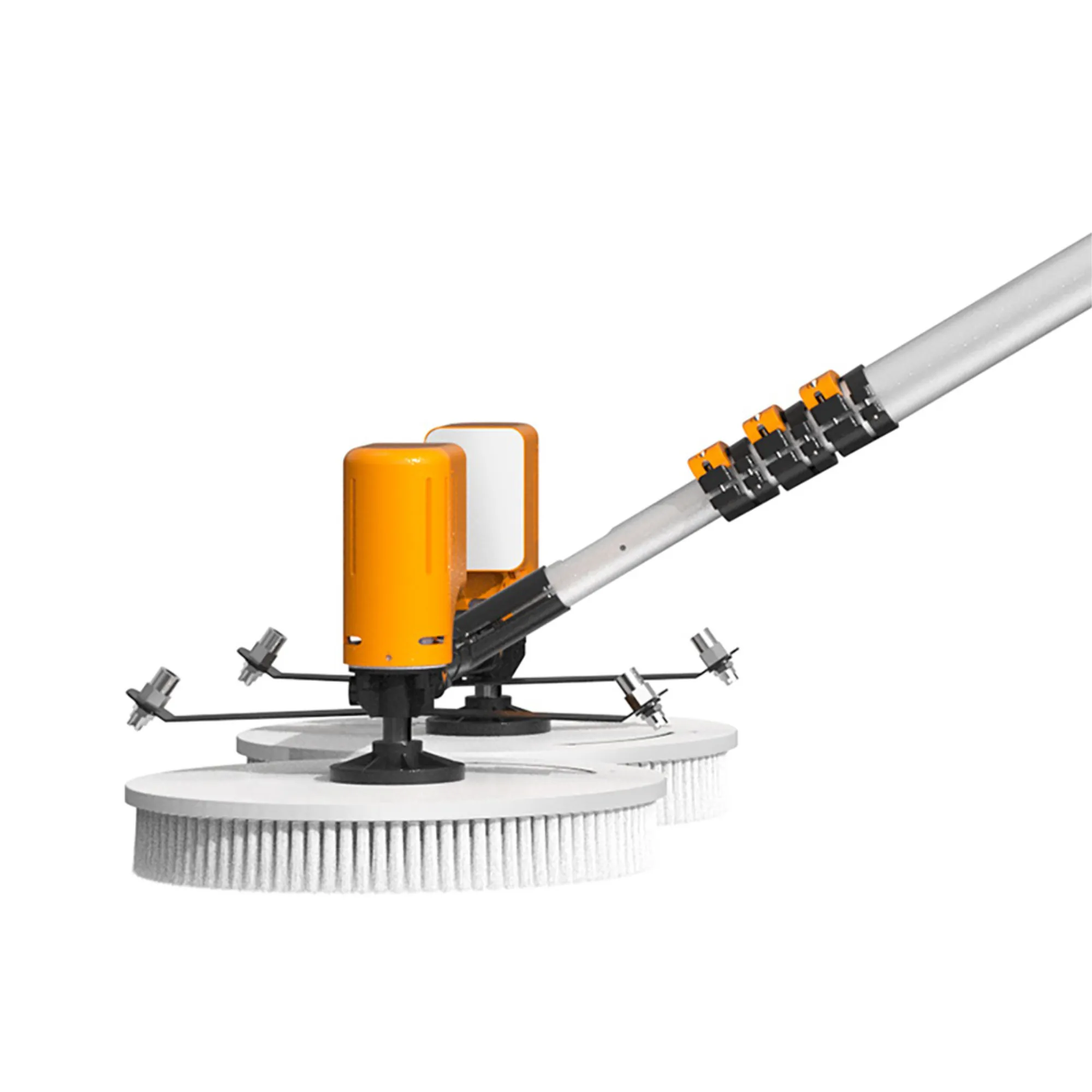ESCOVA LIMPEZA ELETRICA BRUSHLESS PL SOLAR 7,5M CABEÇA DUPLA